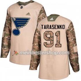 St. Louis Blues Vladimir Tarasenko 91 Adidas 2017-2018 Camo Veterans Day Practice Trikot Authentic - Herren